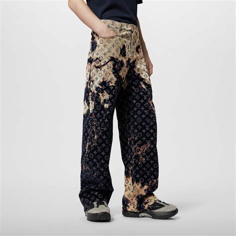 louis vuitton monogram denim pants.